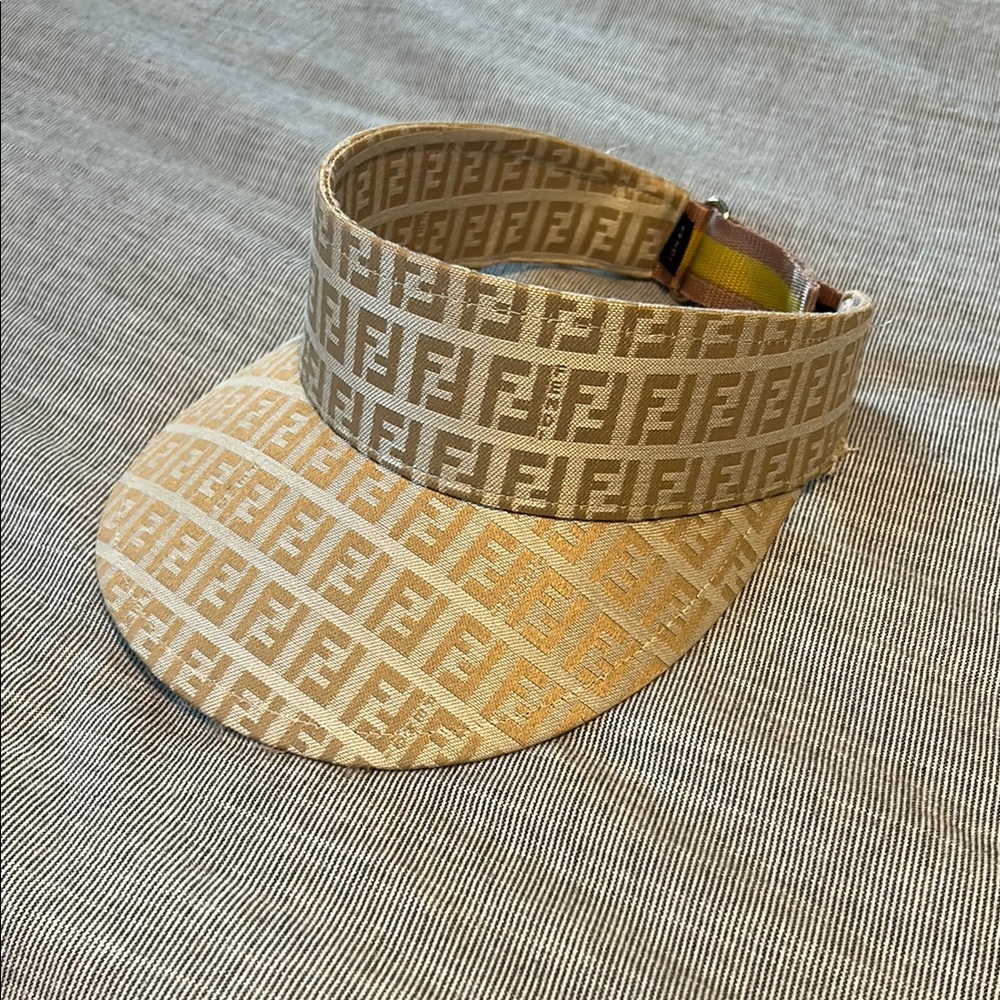 FF Tan Monogram Hat